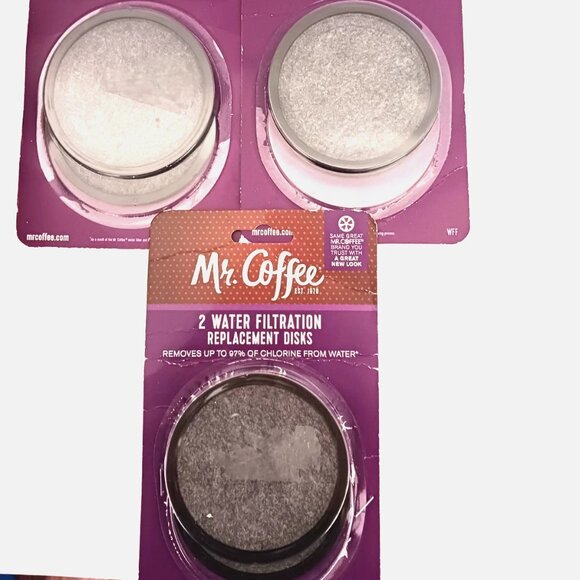 Mr. Coffee Replacement Water Filter Disc Lot Of 3 -SIX Filters Total-New - Picture 2 of 6